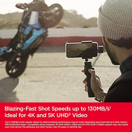 SANDISK 512GB Extreme microSD Card + Adapter, Up to 190MB/s Read Speeds
