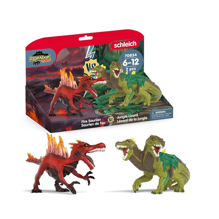 Schleich Eldrador - 2Pc Bundle: Lava Vs. Jungle - Kids Ages 7+ | 70834