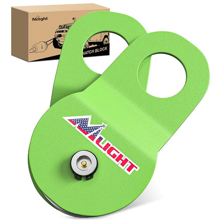 Nilight 8 Ton Winch Snatch Block Towing Pulley Blo
