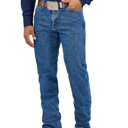 Wrangler Men's Premium Performance Cowboy Cut Regular Fit Jean, Navy, 32W x 34L