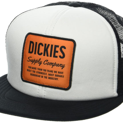 Dickies Mens Supply Company Trucker Hat, White, On
