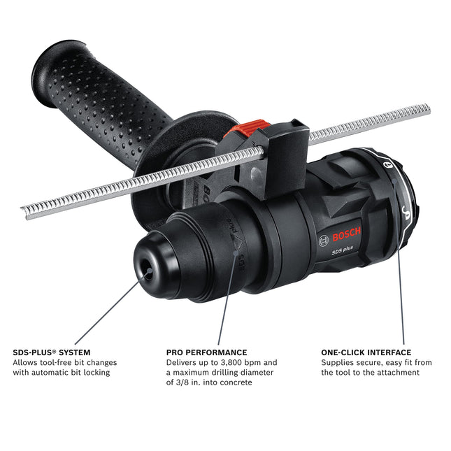 BOSCH GFA12-H SDS-Plus® Rotary Hammer Attachment