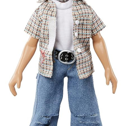 Bratz 573449EUC Sasha 20 Special Edition Original Fashion Doll Holographic Packaging & Poster-Collectable-20 Yearz Motif, Fan Fave Rerelease 2001 Replica-Includes 2 Outfits, Shoes, Bag