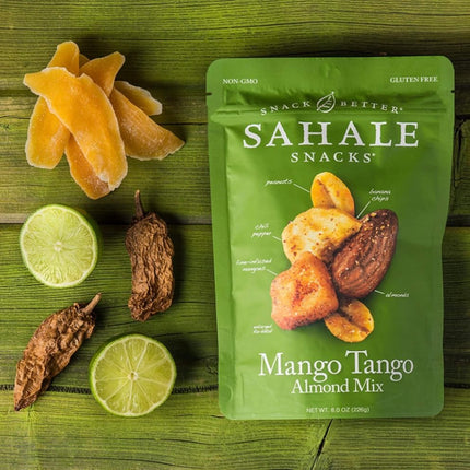 Sahale Snacks Nut Blends Almond Mix, Mango Tango, 8 Ounce
