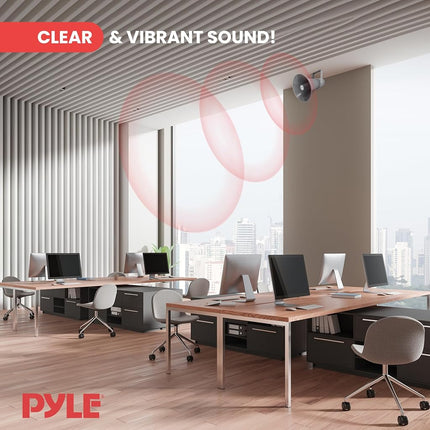 Pyle Outdoor PA Horn Speaker – 11" Waterproof Paging Loudspeaker Horn