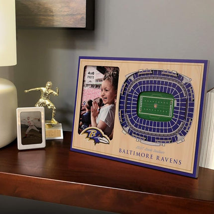 YouTheFan NFL Baltimore Ravens 3D StadiumViews Picture Frame