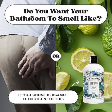 Poo-Pourri Before-You-Go Toilet Spray Refill, Fresh Sea Salt, 16 Fl Oz