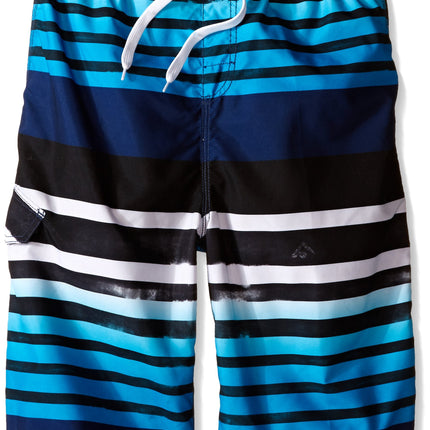 Kanu Surf Big Boys Reflection Stripe Swim Trunks N