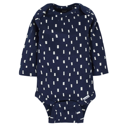 Gerber Baby-Boys 6-Pack Long-Sleeve Onesies Bodysuit, Fox, Preemie