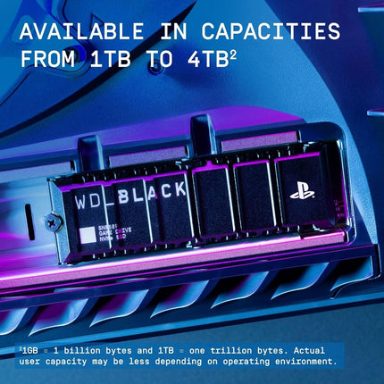 WD_BLACK SN850P 1TB PS5 SSD, Officially Licensed for PlayStation 5, Read Speeds Up to 7300 MB/s, M.2 2280 PCIe NVMe, Exclusive Heatsink Design, Internal Gaming SSD