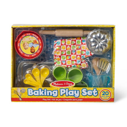 Melissa & Doug Let's Play House Baking Play Set (Pretend Play Kitchen Accessories, 20 Pieces)