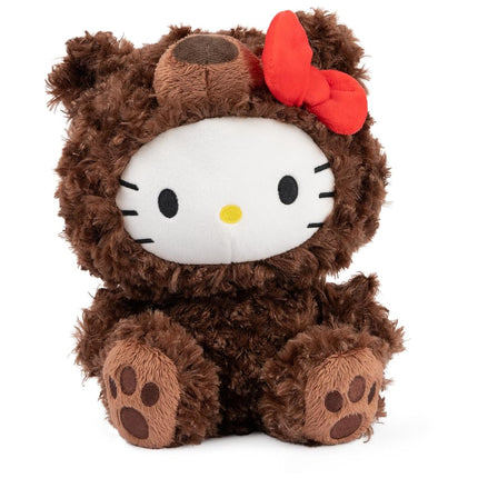 GUND Sanrio Hello Kitty Philbin Teddy Bear Plush Toy, Premium Stuffed Animal for Ages 1 and Up, Brown, 10�
