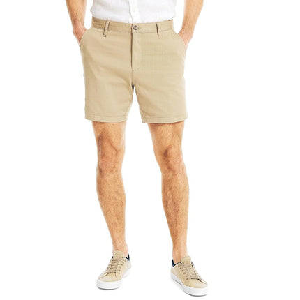Nautica Men's 6" Deck Casual Shorts, True Khaki, 3