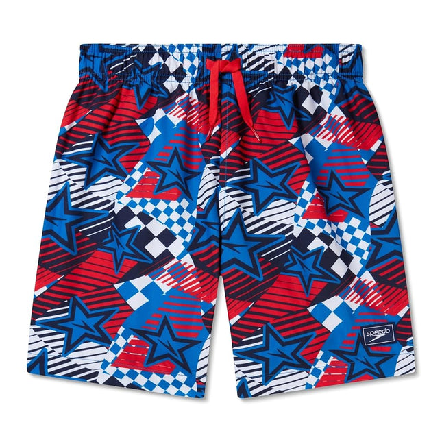 Speedo Boy's Swim Trunk Mid Length Redondo Printed