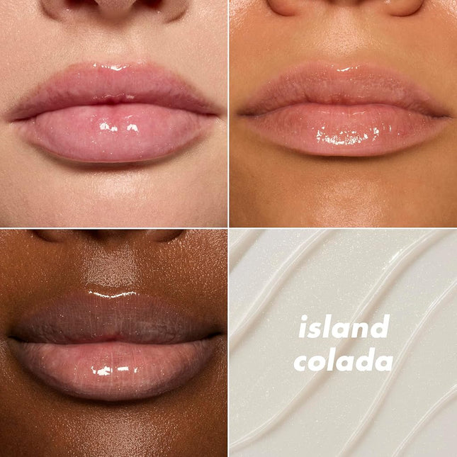 e.l.f. Glow Reviver Melting Lip Balm, Hydrating Tinted Lip Balm For A Glossy Finish & Soft, Supple Lips, Vegan & Cruelty-Free, Island Colada