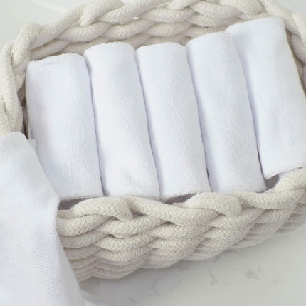 Gerber 6 Count Washcloth, White
