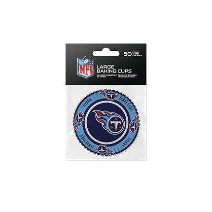 NFL Tennessee Titans 50-Piece Large Baking Cups