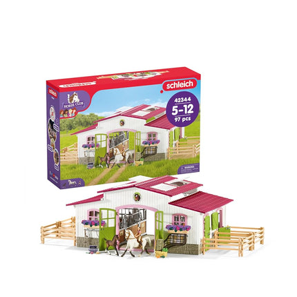 Schleich Horse Club - 97Pc Riding Center With Ride