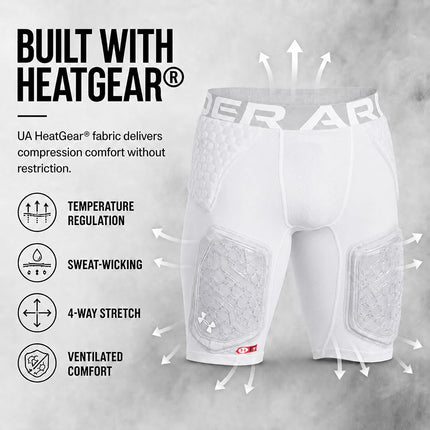 Gameday Armour Pro 5-Pad Girdle White L