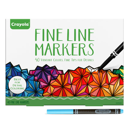 Crayola 58-7715 Fine Line Marker Set, Multi-Colour