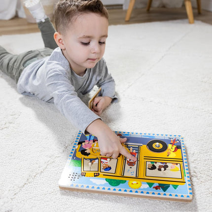Melissa & Doug The Wheels On The Bus Sound Puzzle