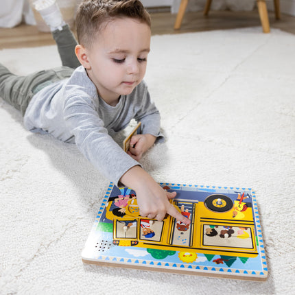 Melissa & Doug The Wheels On The Bus Sound Puzzle