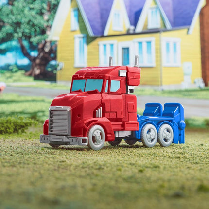 Transformers Toys EarthSpark Warrior Class Optimus Prime, 12.5-cm Action Figure, Robot Toys for Children Aged 6 and Up