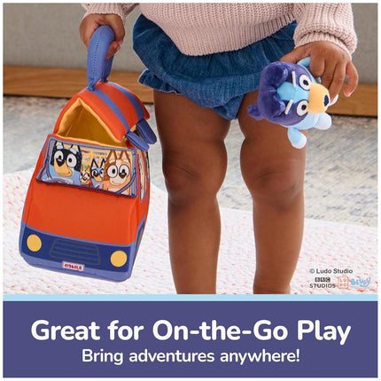 GUND Bluey 5-Piece Plush Playset, Official Bluey Stuffed Animals and Sensory Toys for Babies and Toddlers, 7”