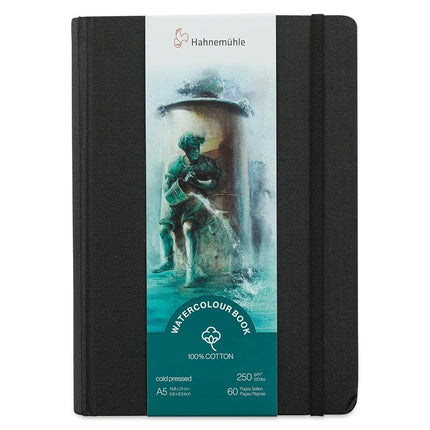 Hahnemuhle Watercolor Book, 100% Cotton, Cold Press 250gsm, A5 Portrait (10625352)
