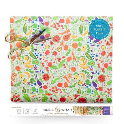 Bee's Wrap Beeswax Wraps for Food - Garden Party C