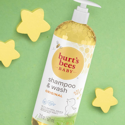 Burts Bees Shampoo & Wash Original, 21 oz