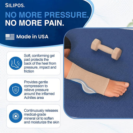 Silipos Achilles Heel Pad, Small/Medium