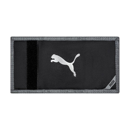 PUMA RISE TRIFOLD WALLET, Black/Grey, One Size