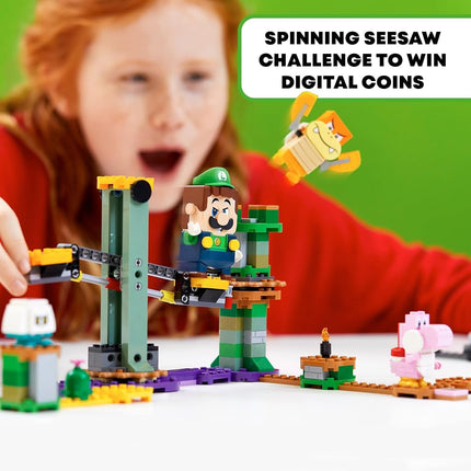 LEGO Super Mario Adventures with Luigi Starter Course Toy for Kids, Interactive Figure and Buildable Game Set, Girls & Boys Gifts Age 6 Plus, Creative Toys 71387