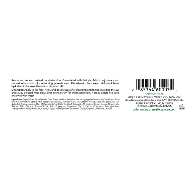 Mario Badescu Crema X - Para Pieles Secas/Sensibles