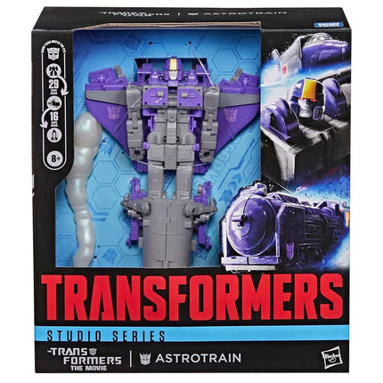 Transformers Studio Series The Transformers: The Movie Astrotrain, Leader Class 6.75-Inch Converting Action Figure, Robot Toys for Ages 8+