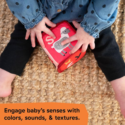 Baby Einstein Alpha Stacks Soft Blocks, Multisensory and Lightweight, Ages 3 Months and Up