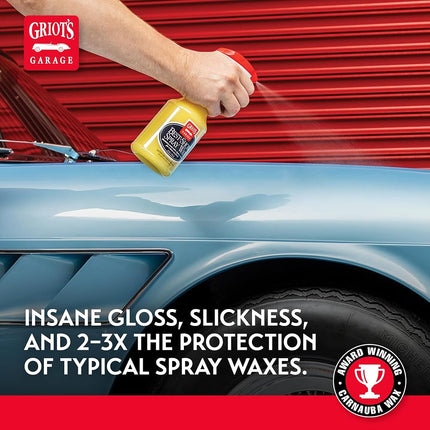 Griot's Garage Best of Show Spray Wax for Car Detailing, Works on Paint Protection Films and Ceramic Coatings, Provides Long-Lasting Coverage Between Uses, 10969, One Gallon