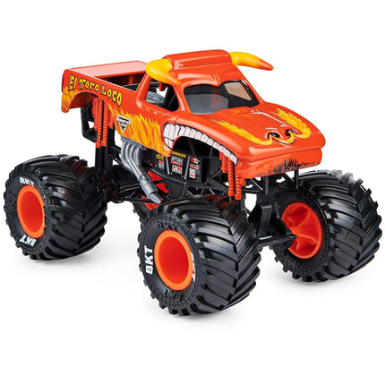 Monster Jam, Official El Toro Loco Monster Truck, Collector Die-Cast Vehicle, 1:24 Scale