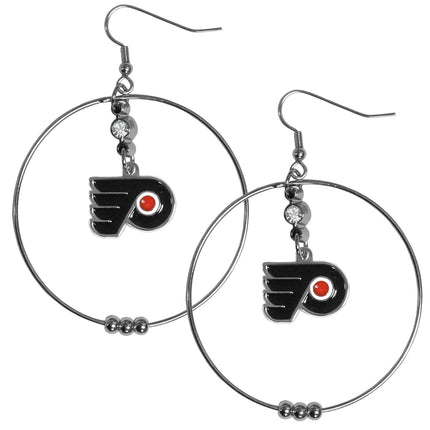 NHL Philadelphia Flyers Hoop Earrings
