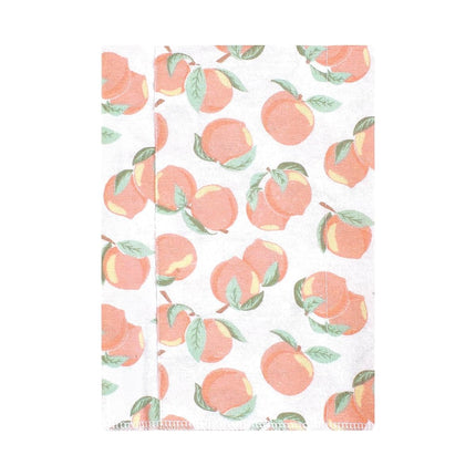 Hudson Baby Unisex Baby Flannel Burp Cloth 7pk, Sweet Peach, One Size