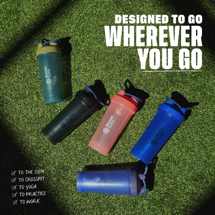 Bouteille mélangeur BlenderBottle Classic V2, parfaite pour les shakers protéinés et les boissons pré-entraînement, 590 ml, violet pleine couleur