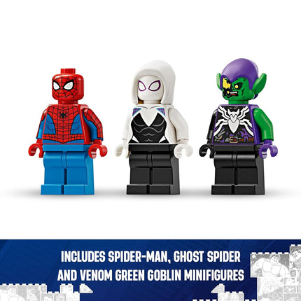 LEGO® Super Heroes Marvel Spider-Man Race Car & Venom Green Goblin 76279 Chase Action with Super Hero Minifigures and a Buildable Toy Vehicle, Kids’ Role-Play Toy for Boys and Girls Aged 7 and Over