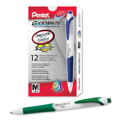 Pentel GlideWrite Ballpoint Pen with TechniFlo Ink