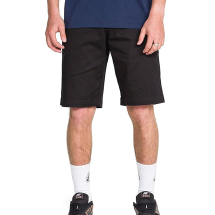 Volcom Men's Vmonty Chino Shorts Casual, Black, 34