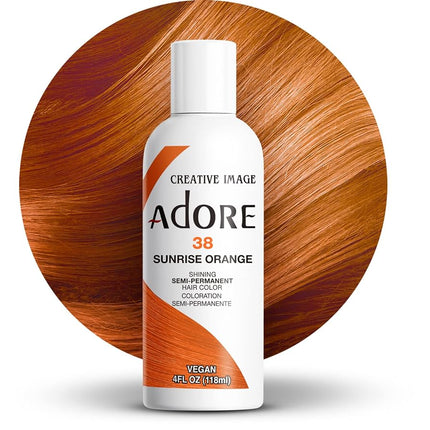 Adore Semi Permanent Hair Colour 118 ml, Sunrise Orange