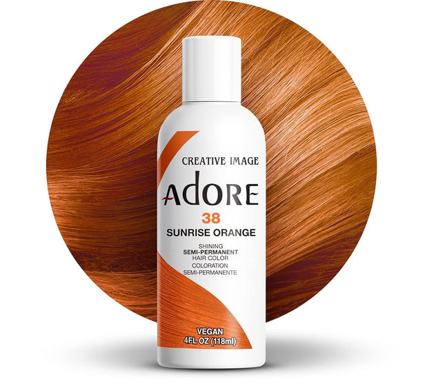 Adore Semi Permanent Hair Colour 118 ml, Sunrise Orange