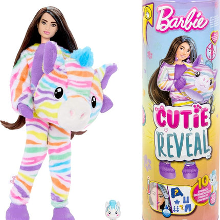 Barbie Cutie Reveal Doll & Accessories with Rainbo