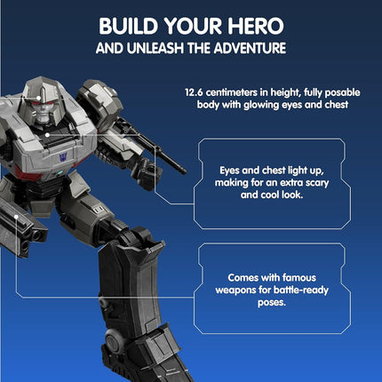 Blokees Figures - Transformers (Model Kit) 71162 - Classic Class(CC) 12-ONE-Megatron （Luminous Eyes）