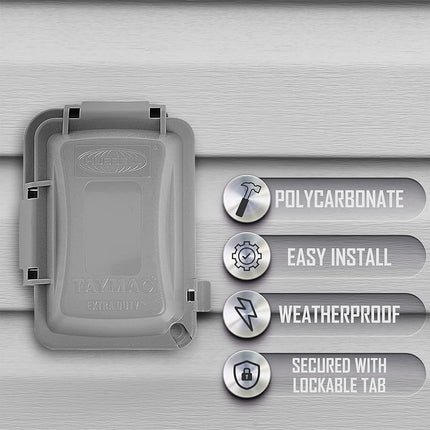 Hubbell-Bell MM420G Bell 1-Gang Non-Metallic Weatherproof in-Use Cover, Gray